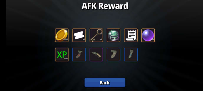 Collecting AFK reward