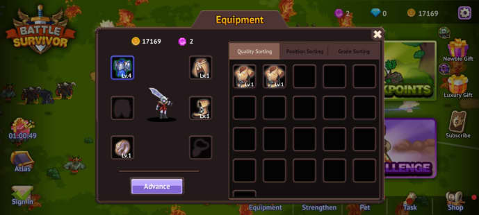 Equipement system
