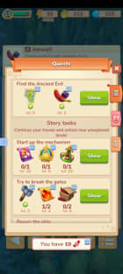 Quests list