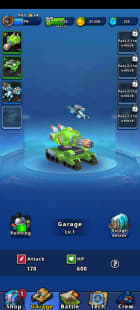 Tank equipement screen