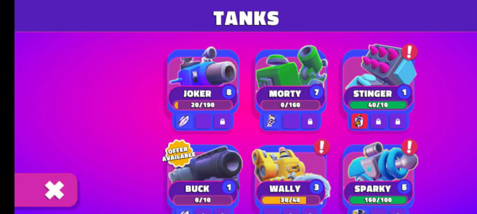 Tanks collection