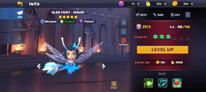 Hero screen - fairy